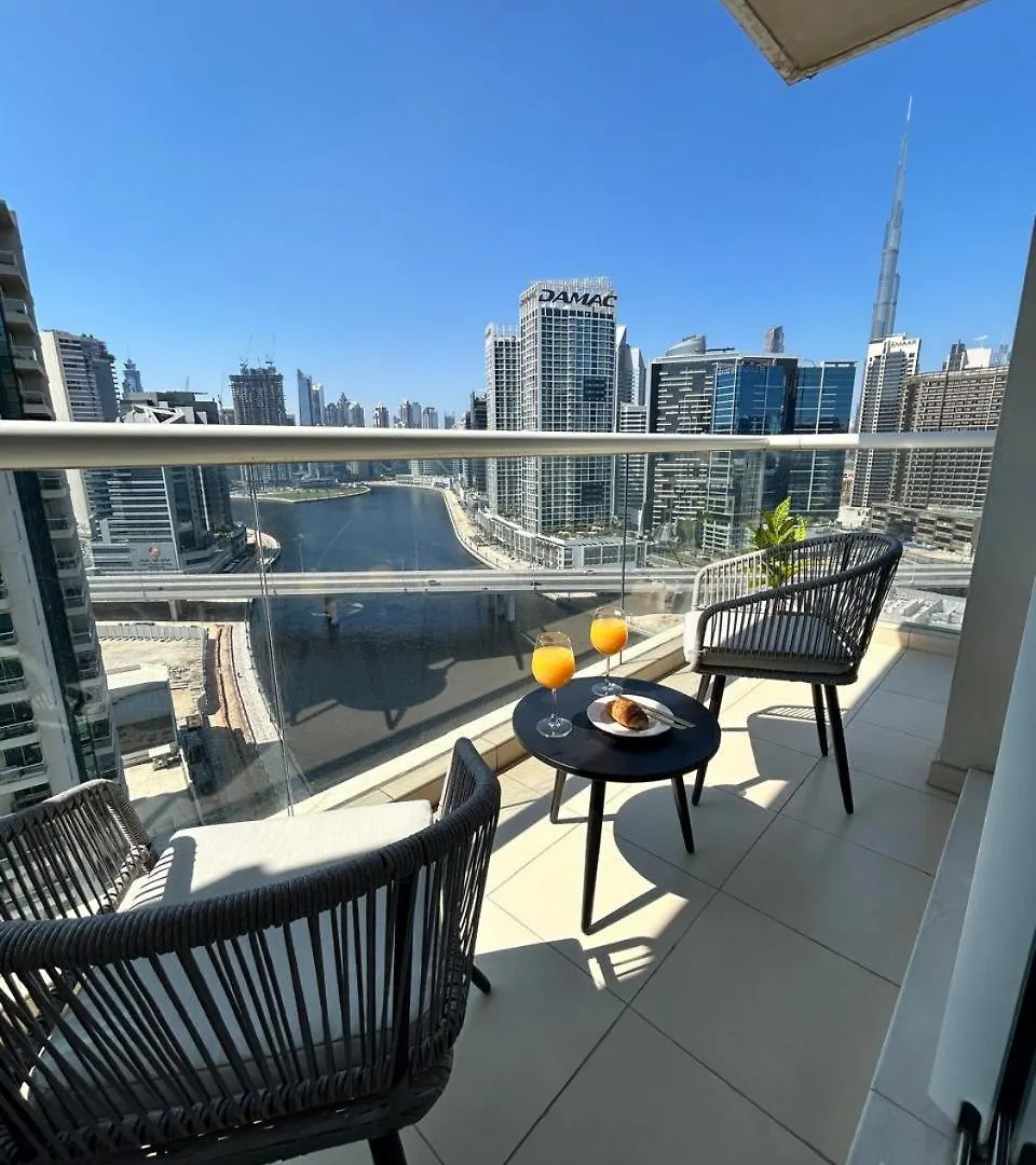 شقة 1Br In Mayfair Tower Business Bay! Burj Views, Close To Dubai Mall